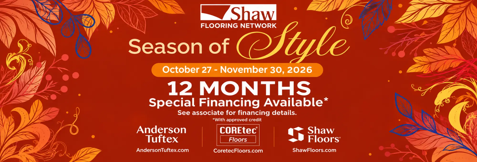 Shaw Season of Style graphic - Kimi's Carpet Plus NC