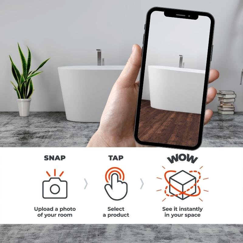 Visualize your new flooring today! Upload a photo of your room and try out the different flooring Kimi's Carpets Plus offers.